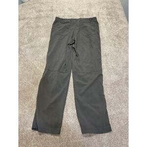athleisure gorpcore utility Royal Robbins hiking pants large gray nylon outdoor